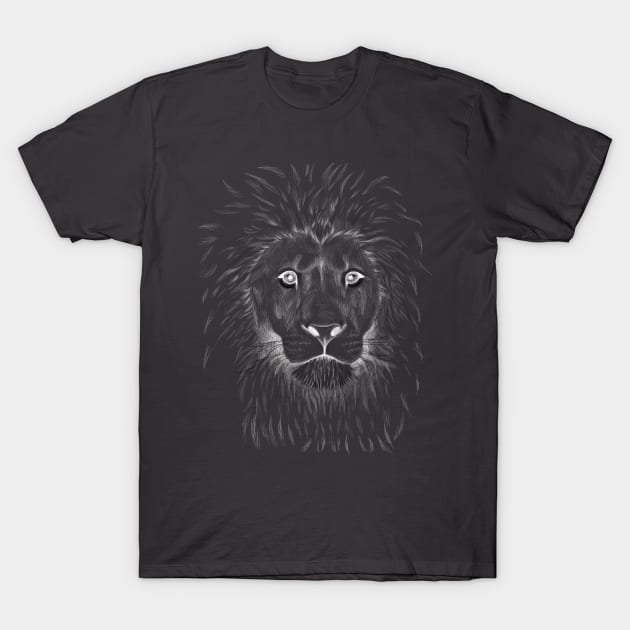 Ghost Lion T-Shirt by SuspendedDreams